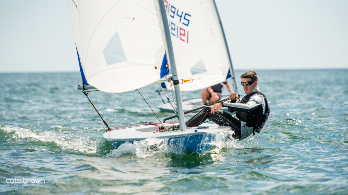 Lasers at NBYA Junior Race Week 2015