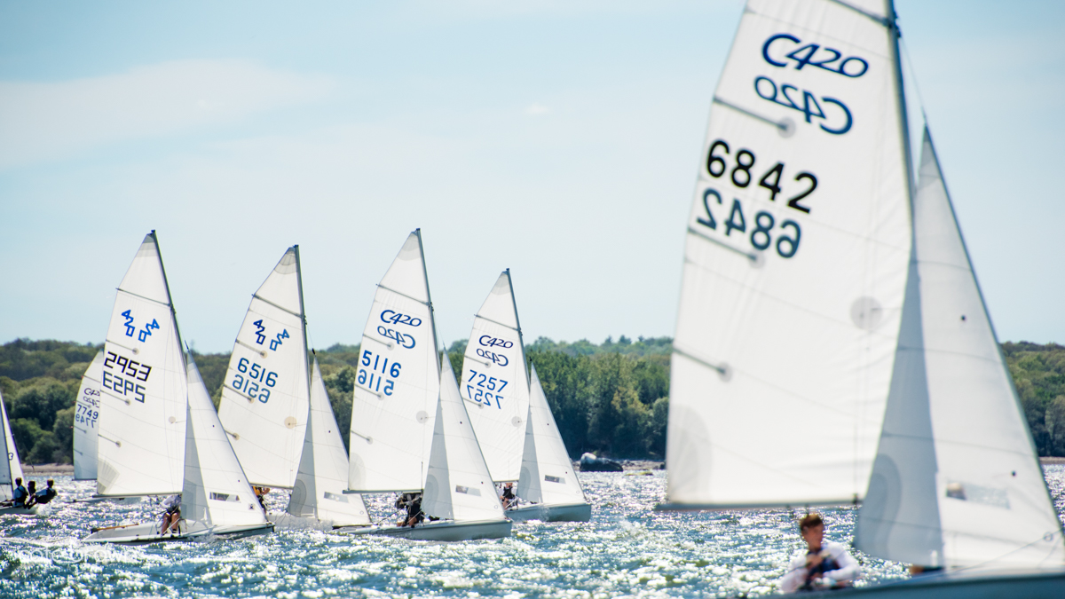 420s at NBYA Junior Race Week 2016